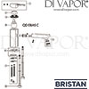 Bristan Quadrato Basin Mixer without Waste Tap Spares